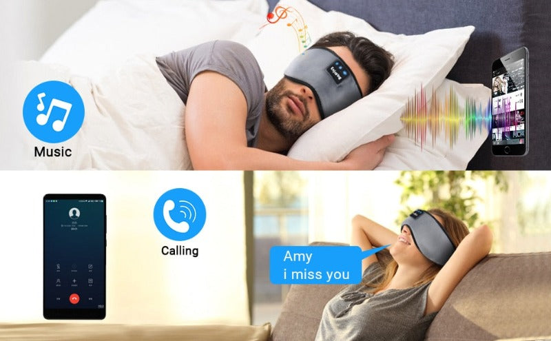 SleepMask 2 in 1 - Wireless Sleep Headphones and Eye Mask