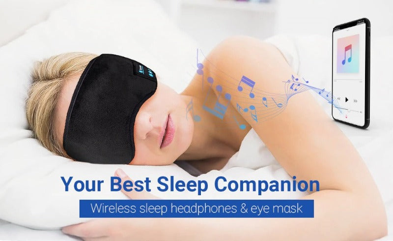 SleepMask 2 in 1 - Wireless Sleep Headphones and Eye Mask